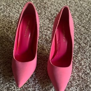 Pink heels
